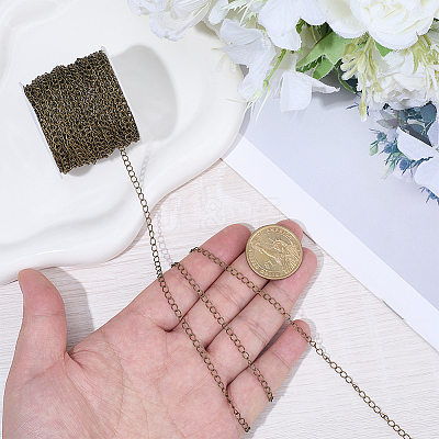 10M Brass Twisted Chains CHC-SP0001-11-1