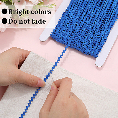 40M Polyester Wavy Fringe Trim Ribbon OCOR-GF0004-39U-1