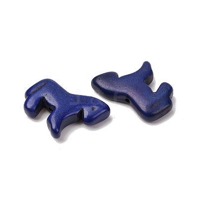 Synthetic Turquoise Dyed Horse Beads G-B015-M-1