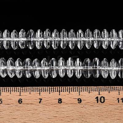 Transparent Glass Beads Strands GLAA-N001-62C-1