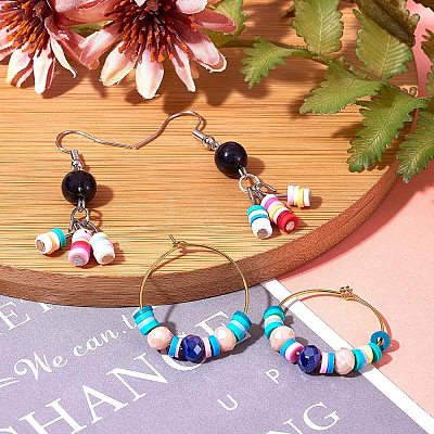 Handmade Polymer Clay Beads CLAY-R067-5.0mm-44-1