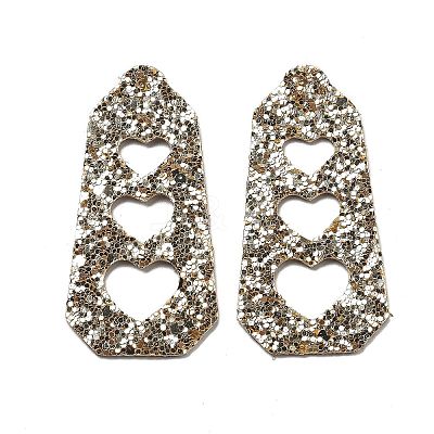 PU Leather Big Pendants FIND-R050-03J-1