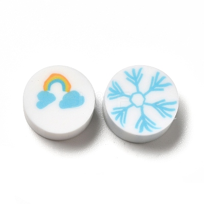 Handmade Polymer Clay Beads CLAY-E001-01F-1