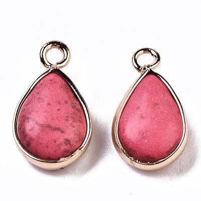 Synthetic Turquoise Pendants G-S359-279E-1