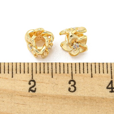Brass Bead with Glass KK-H460-05G-1