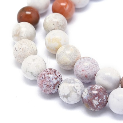 Natural Ocean Jasper Beads Strands G-O201A-15B-1