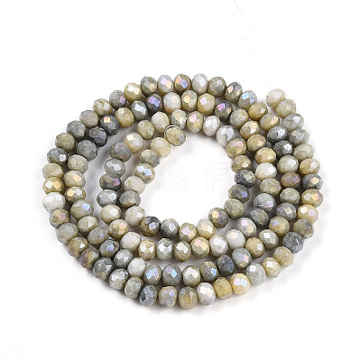 Ombre Effect Dyed Glass Beads Strands LS-GLAA-C023-02-C11-A-1