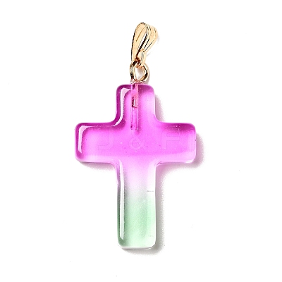 Glass Pendants GLAA-A004-02-1