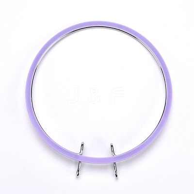Ring Embroidery Plastic Hoops TOOL-WH0029-05A-1
