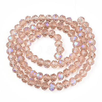 Electroplate Glass Beads Strands LS-EGLA-A034-T2mm-L22-1