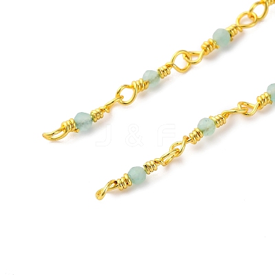 Brass Chain Necklace Making KK-K337-13G-09-1