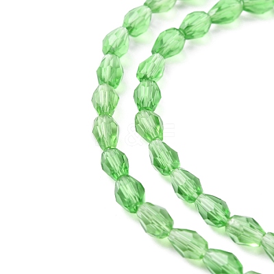 Glass Beads Strands X-GLAA-R024-6x4mm-6-1
