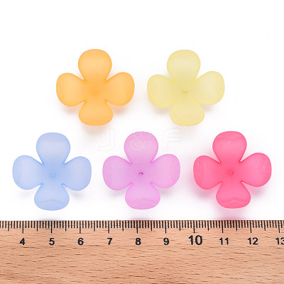 Frosted Acrylic Bead Caps MACR-S371-06A-1