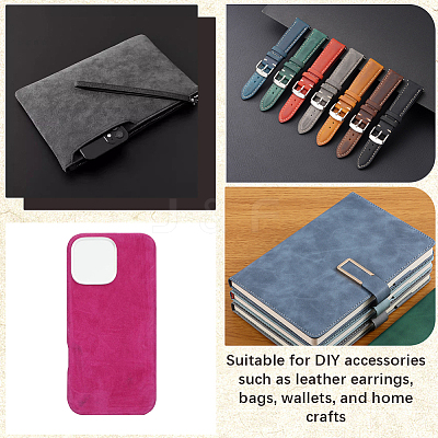 10Pcs 10 Colors PU Leather Fabric FIND-CL0001-82A-1