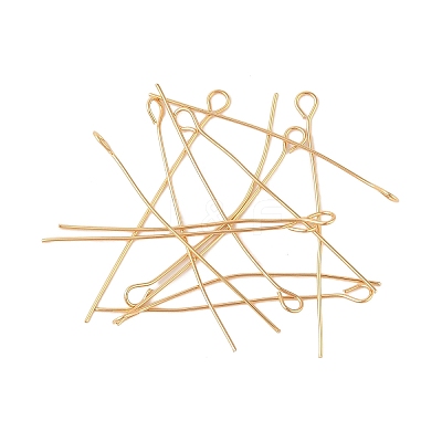 304 Stainless Steel Eye Pins STAS-Z089-02G-02-1