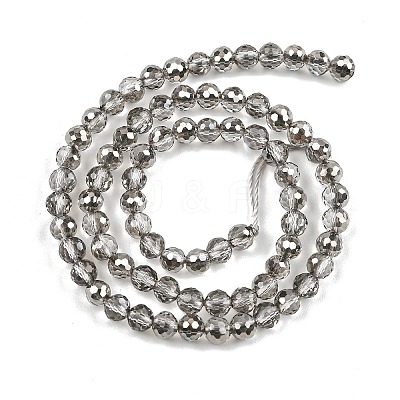 Electroplate Transparent Glass Beads EGLA-B013-02A-PL16-1