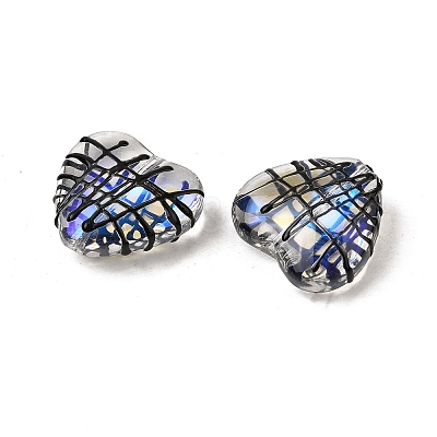Transparent Glass Enamel Beads X1-GLAA-S388-01C-1