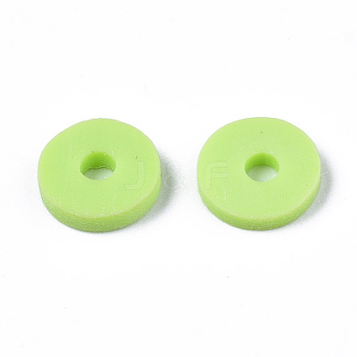 Handmade Polymer Clay Beads Strands CLAY-R089-6mm-T02B-17-1