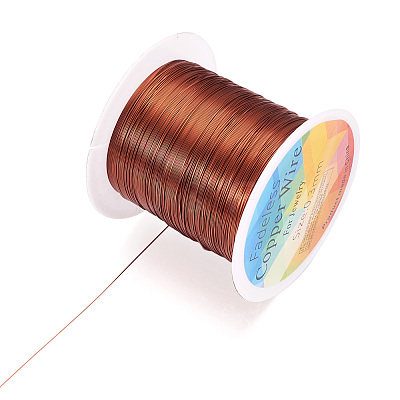 Round Copper Beading Wire for Jewelry Making YS-TAC0004-0.3mm-05-1