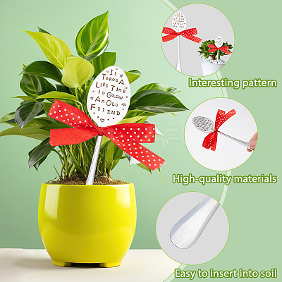 Iron Plant Labels Spoons DIY-WH0060-78B-1