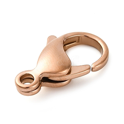 316 Stainless Steel Lobster Claw Clasps STAS-D288-09RG-1