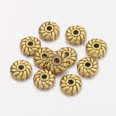 Tibetan Style Alloy Spacer Beads GLF10764Y-1