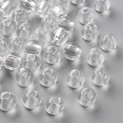 Transparent Acrylic Beads MACR-S370-A6mm-205-1