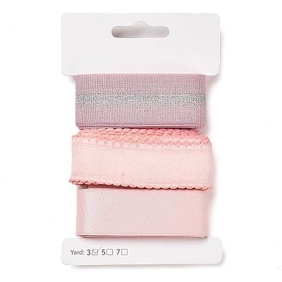 9 Yards 3 Styles Polyester Ribbon SRIB-A014-B13-1