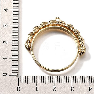 Alloy Open Back Bezel Pendants PALLOY-I223-12LG-1