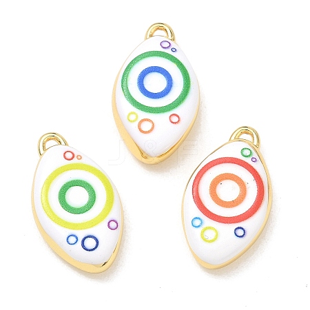 Printed Brass Pendants KK-CBAF9BC-03G-1