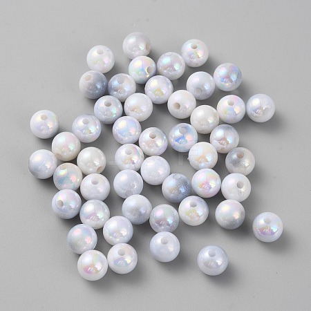 Opaque Acrylic Beads SACR-CJC0008-02K-1
