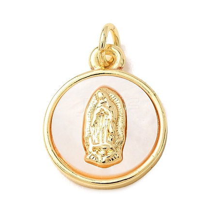 Brass Pendants KK-CBA0009-11G-C-1