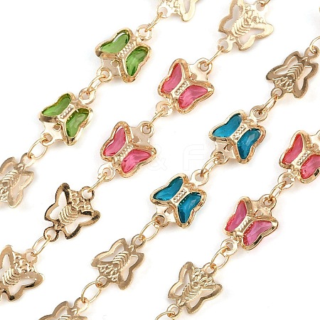Brass Butterfly Link Chains CHC-H115-19G-1