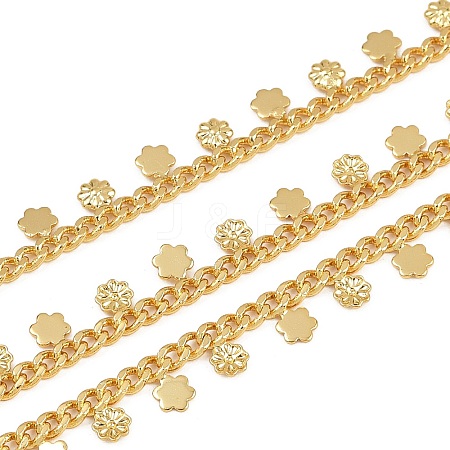 Brass Curb Chains CHC-P014-01E-G-1