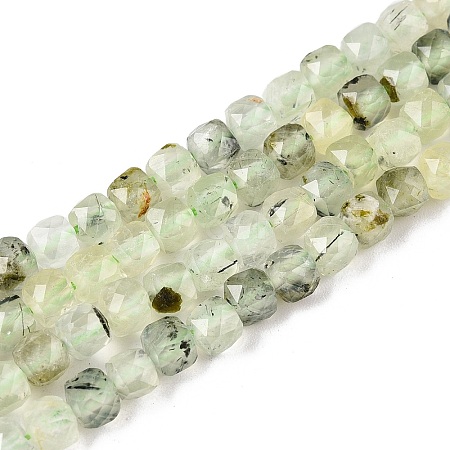 Natural Prehnite Beads Strands G-N342-124-1