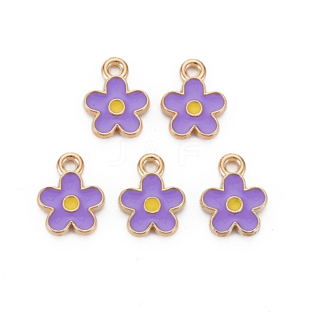 Alloy Enamel Charms ENAM-T016-14-RS-1