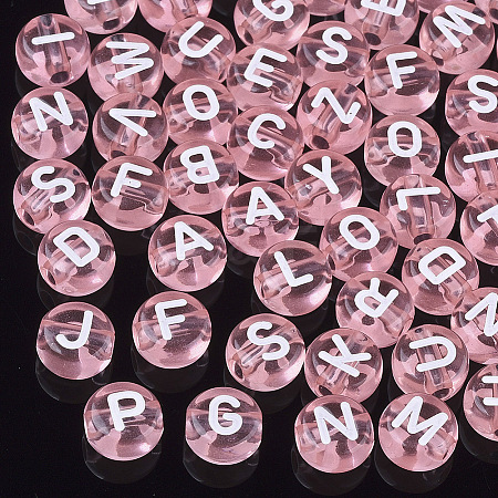 Transparent Acrylic Beads X-TACR-N002-04J-1