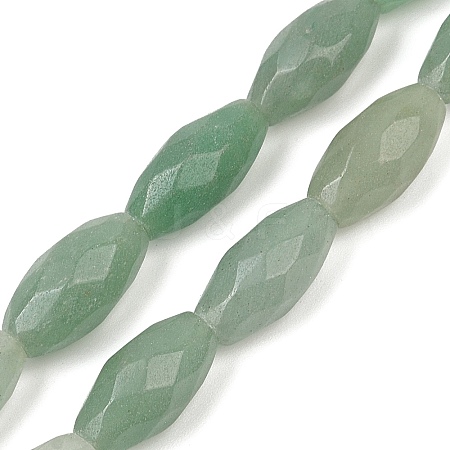 Natural Green Aventurine Beads Strands G-U018-M01-01-1