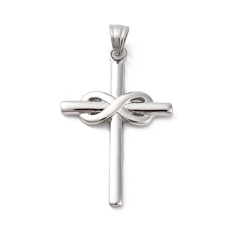 304 Stainless Steel Pendants STAS-L286-06P-1