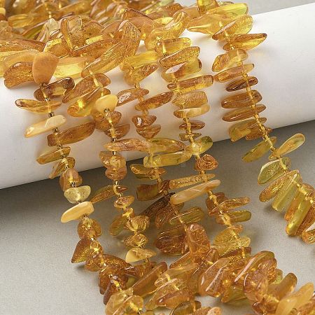 Natural Amber Beads Strands G-L095-D01-05-1