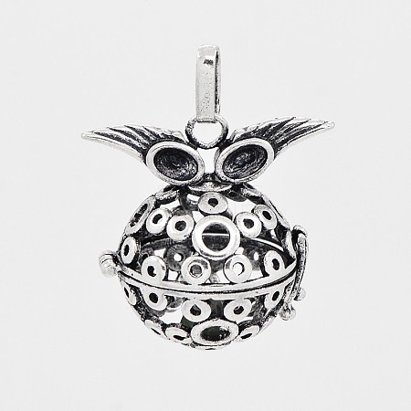 Brass Hollow Cage Pendants LS-KK-J189-08AS-1