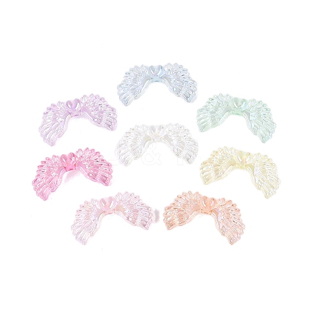 UV Plating Transparent Acrylic Beads OACR-N160-44-1
