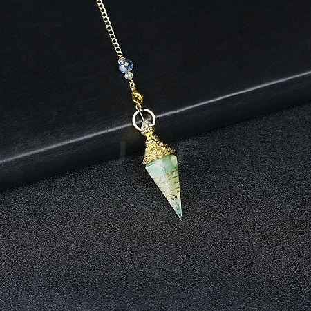 Resin Cone Dowsing Pendulums PW-WGC05D6-14-1