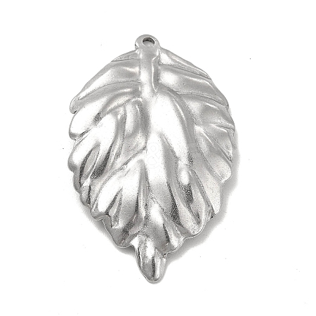 Non-Tarnish Textured 304 Stainless Steel Pendants LS-STAS-P319-50P-1