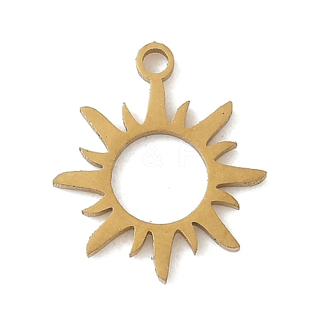201 Stainless Steel Pendants STAS-H480-05G-1