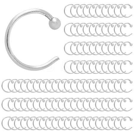 DICOSMETIC 100Pcs C-Shaped 304 Stainless Steel Ear Cuff Findings STAS-DC0011-64-1