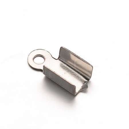 Tarnish Resistant 304 Stainless Steel Folding Crimp Ends LS-STAS-E103-09B-1