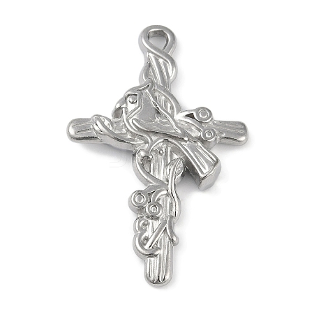 Non-Tarnish 304 Stainless Steel Pendants STAS-Q328-01P-05-1