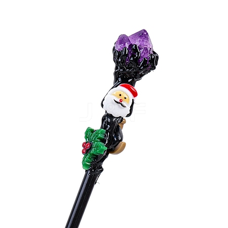 Amethyst Ball Christmas Scepter PW-WGFF114-05-1