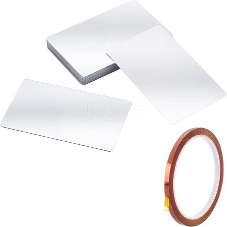  Aluminum Blank Thermal Transfer Business Cards DIY-NB0005-07-1